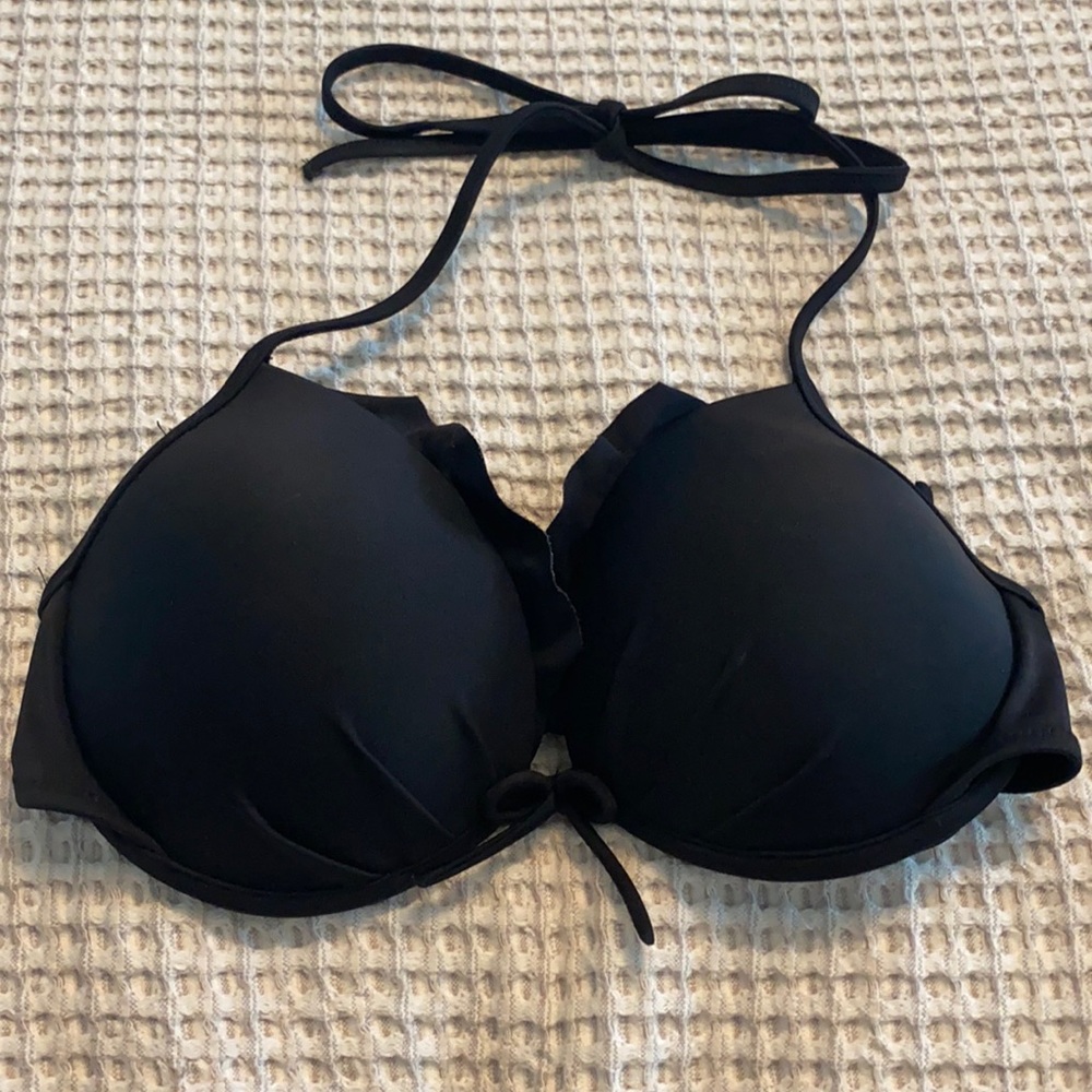 Victoria secret swim top 34B black